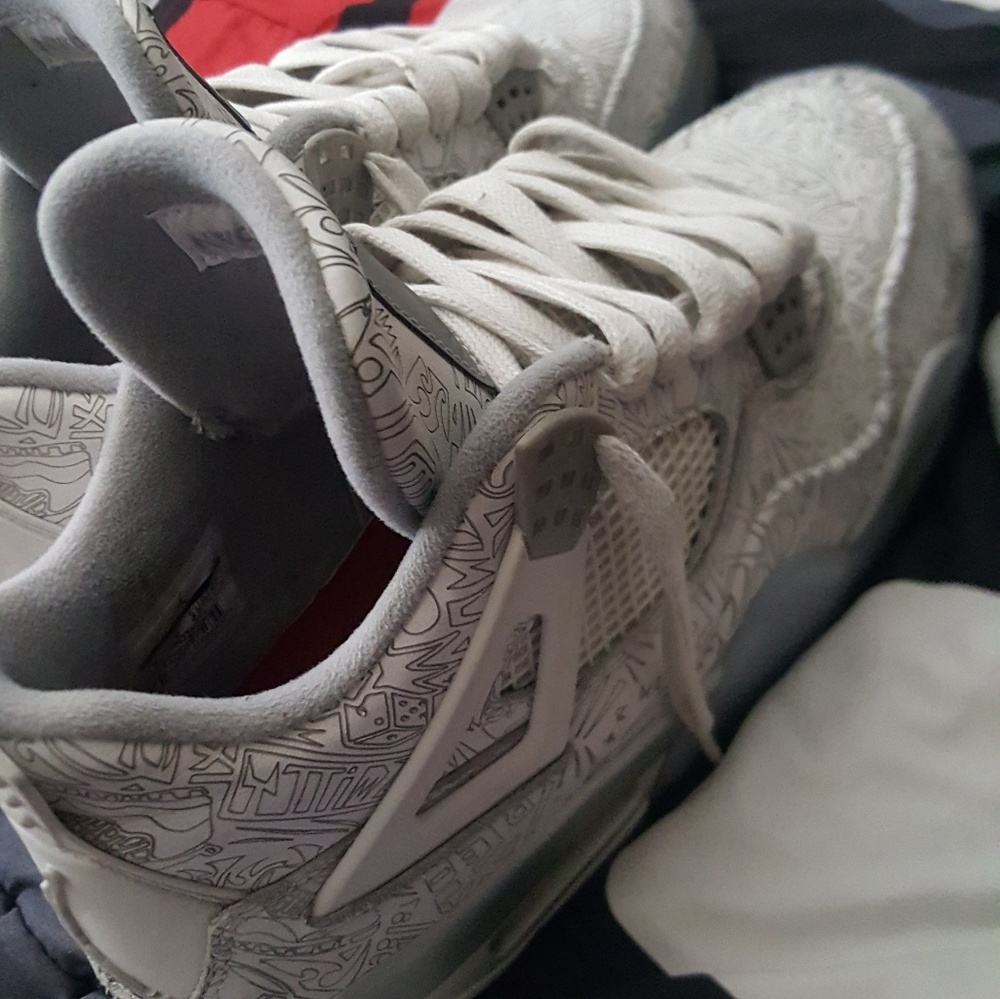 Jordan 4 "Lazer" - Picture 4 of 5